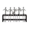 Grayson Lane Band Contemporary Sculpture - Silver Aluminum - 13-in X 21-in