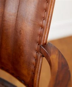 Grayson Lane Vintage Brown Genuine Leather Accent Chair 7 Grayson Lane Vintage Brown Genuine Leather Accent Chair -GRAYSON LANE shop 330858285 AlternateImage2 l