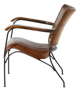 Grayson Lane Vintage Brown Genuine Leather Accent Chair 9 Grayson Lane Vintage Brown Genuine Leather Accent Chair -GRAYSON LANE shop 330858285 AlternateImage5 l