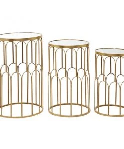 Grayson Lane 3-Piece Mirror/Accent Table Set