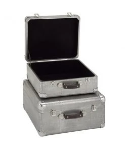 Grayson Lane Set of 2 16-in 14-in Grey Farmhouse Box - Wood -GRAYSON LANE shop 330858300 AlternateImage4 l