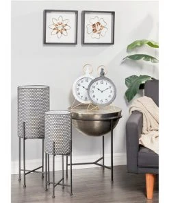 Grayson Lane Analog 16-in x 10-in Set of 2 Multiple Colours Round Tabletop Standard Clock 2 Grayson Lane Analog 16-in x 10-in Set of 2 Multiple Colours Round Tabletop Standard Clock -GRAYSON LANE shop 330858302 AlternateImage2 l