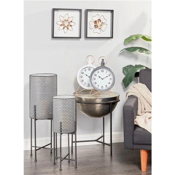 330858302_AlternateImage2_l.jpg Grayson Lane Analog 16-in x 10-in Set of 2 Multiple Colours Round Tabletop Standard Clock -GRAYSON LANE shop 330858302 AlternateImage2 l