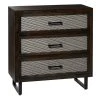 Grayson Lane Brown 3-Drawer Accent Chest