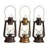 Grayson Lane 3-Candle Metal Lantern Holder - 6-in x 13-in
