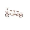 Grayson Lane Vintage Sculpture Pink Mango Wood Bicycle - 10-in X 21-in