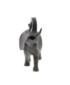 Grayson Lane Eclectic- Grey Poly Stone Elephant Sculpture - 10-in X 12-in -GRAYSON LANE shop 330858316 AlternateImage3 l