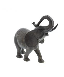 Grayson Lane Eclectic- Grey Poly Stone Elephant Sculpture - 10-in X 12-in -GRAYSON LANE shop 330858316 AlternateImage4 l