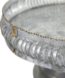 Grayson Lane Set of 2 16-in, 12-in Grey Farmhouse Cake Stand - Metal 7 Grayson Lane Set of 2 16-in, 12-in Grey Farmhouse Cake Stand - Metal -GRAYSON LANE shop 330858317 AlternateImage2 l