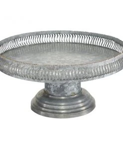 Grayson Lane Set of 2 16-in, 12-in Grey Farmhouse Cake Stand - Metal 9 Grayson Lane Set of 2 16-in, 12-in Grey Farmhouse Cake Stand - Metal -GRAYSON LANE shop 330858317 AlternateImage5 l