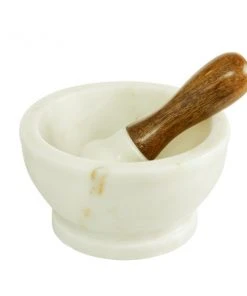 Grayson Lane Set of 3 5-in , 7-in , 9-in - White Natural Mortar and Pestel - Marble -GRAYSON LANE shop 330858320 AlternateImage2 l