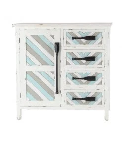 Grayson Lane White Fir 4-Drawer Accent Chest
