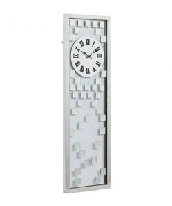 Grayson Lane Analog 42-in x 13-in Silver Rectangle Wall Standard Clock -GRAYSON LANE shop 330858326 AlternateImage5 l
