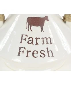 Grayson Lane Set of 2 10-in x 9-in Farmhouse Vase - White Porcelain -GRAYSON LANE shop 330858328 AlternateImage2 l