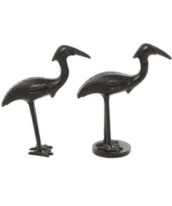 Grayson Lane Set of 2 7-in x 9-in Traditional Bird Sculpture - Black - Aluminum -GRAYSON LANE shop 330858329 AlternateImage4 l