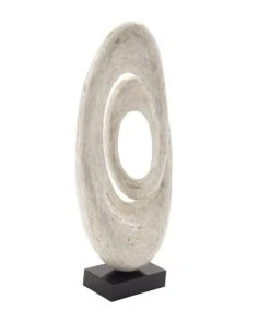 Grayson Lane Sculpture - White Poly Stone Abstract - 30-in X 12-in -GRAYSON LANE shop 330858344 AlternateImage4 l