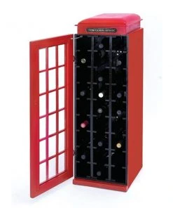 Grayson Lane 27-Bottle Red Wood Vintage Wine Cabinet Holder 9 Grayson Lane 27-Bottle Red Wood Vintage Wine Cabinet Holder -GRAYSON LANE shop 330858345 AlternateImage4 l