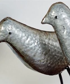 Grayson Lane Set of 2 12-in , 13-in - Grey Bird Farmhouse Sculpture - Metal -GRAYSON LANE shop 330858354 AlternateImage2 l