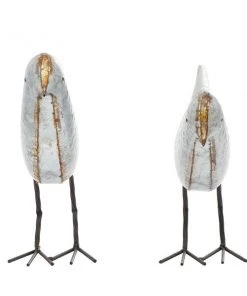 Grayson Lane Set of 2 12-in , 13-in - Grey Bird Farmhouse Sculpture - Metal -GRAYSON LANE shop 330858354 AlternateImage3 l