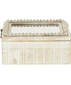 Grayson Lane Farmhouse Box - White Wood - 4-in X 9-in -GRAYSON LANE shop 330858355 AlternateImage4 l