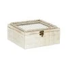 Grayson Lane Farmhouse Box - White Wood - 4-in X 9-in