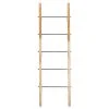 Grayson Lane Contemporary Ladder - Brown Stainless Steel - 59-in X 19-in x 2-in