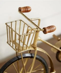Grayson Lane Vintage Bicycle Sculpture - Gold Metal - 11-in X 19-in -GRAYSON LANE shop 330858363 AlternateImage2 l