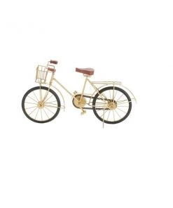 Grayson Lane Vintage Bicycle Sculpture - Gold Metal - 11-in X 19-in