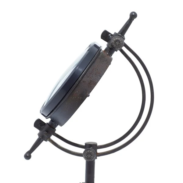 Grayson Lane Analog 14-in x 7-in Black Round Tabletop Standard Clock 3 Grayson Lane Analog 14-in x 7-in Black Round Tabletop Standard Clock - Image 3