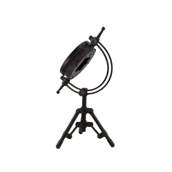 Grayson Lane Analog 14-in x 7-in Black Round Tabletop Standard Clock 4 Grayson Lane Analog 14-in x 7-in Black Round Tabletop Standard Clock - Image 4