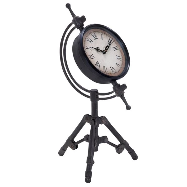 Grayson Lane Analog 14-in x 7-in Black Round Tabletop Standard Clock 1 Grayson Lane Analog 14-in x 7-in Black Round Tabletop Standard Clock