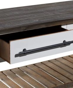 Grayson Lane 32-in x 71-in Wood Farmhouse Console Table -GRAYSON LANE shop 330858368 AlternateImage3 l