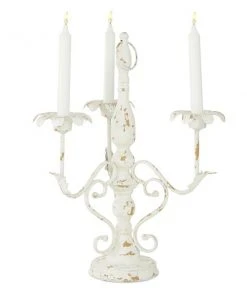 Grayson Lane 3-Candle Metal Candelabra Holder - 18-in x 14-in