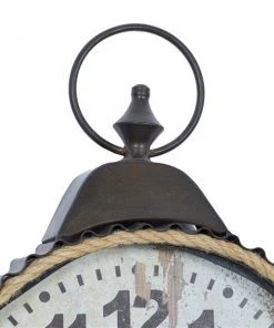 Grayson Lane Analog 20-in x 13-in Black Round Wall Standard Clock -GRAYSON LANE shop 330858377 AlternateImage3 l