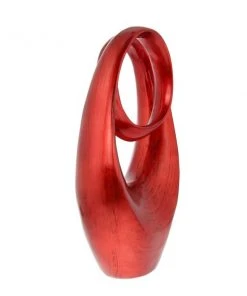 Grayson Lane Swirl Contemporary Sculpture - Red Poly Stone - 20-in x 11-in 9 Grayson Lane Swirl Contemporary Sculpture - Red Poly Stone - 20-in x 11-in -GRAYSON LANE shop 330858379 AlternateImage4 l