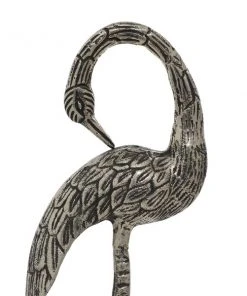 Grayson Lane Set of 2 20-in , 18-in Silver Rustic Bird Sculpture - Aluminum -GRAYSON LANE shop 330858381 AlternateImage2 l