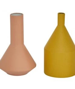 Grayson Lane Set of 2 11.25-in , 11.5-in Rustic Vase - Multi Coloured - Metal -GRAYSON LANE shop 330858390 AlternateImage4 l