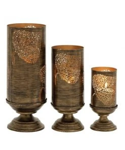 Grayson Lane 3-Candle Metal Lantern Holder - 9-in, 13-in, 16-in