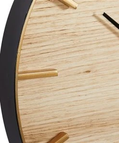 Grayson Lane Analog 24-in x 24-in Brown Round Wall Standard Clock -GRAYSON LANE shop 330858396 AlternateImage3 l