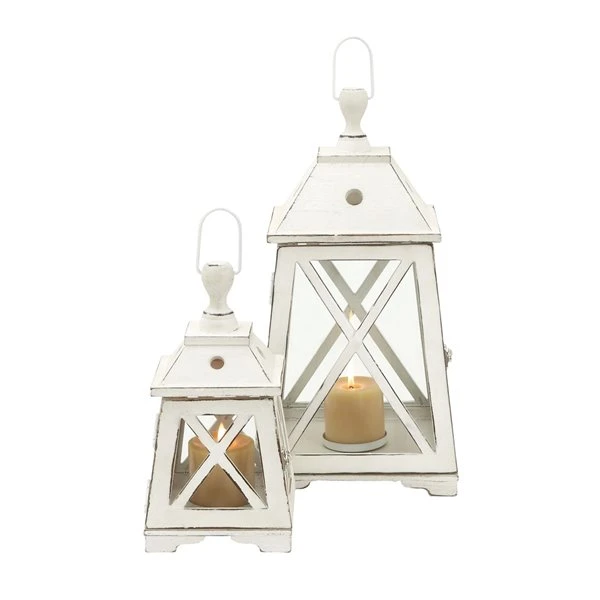 330858398_MainImage_001_l.jpg Grayson Lane 2-Candle Wood Lantern Holder - 19-in, 12-in -GRAYSON LANE shop 330858398 MainImage 001 l