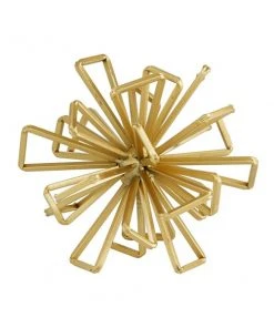 Grayson Lane Set of 3 5-in , 7-in , 8-in - Gold Glam Geometric Sculpture - Metal -GRAYSON LANE shop 330858402 AlternateImage2 l