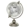 Grayson Lane Traditional Globe - Silver Glass - 14-in x 9-in