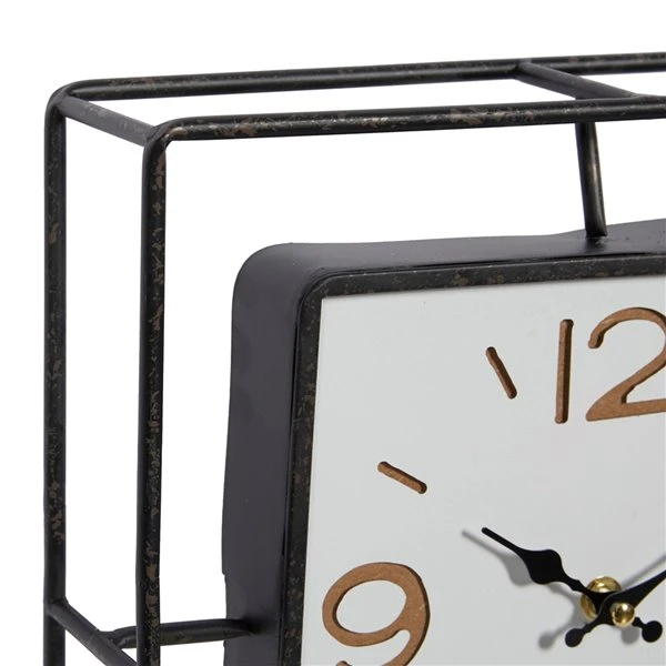 Grayson Lane Analog 12-in x 12-in Black Square Wall Standard Clock 3 Grayson Lane Analog 12-in x 12-in Black Square Wall Standard Clock - Image 3
