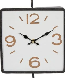 Grayson Lane Analog 12-in x 12-in Black Square Wall Standard Clock 8 Grayson Lane Analog 12-in x 12-in Black Square Wall Standard Clock -GRAYSON LANE shop 330858411 AlternateImage4 l