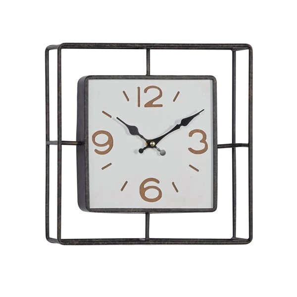 Grayson Lane Analog 12-in x 12-in Black Square Wall Standard Clock 1 Grayson Lane Analog 12-in x 12-in Black Square Wall Standard Clock