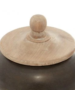 Grayson Lane Rustic Decorative Jars - Brown Metal - 11-in X 9-in 7 Grayson Lane Rustic Decorative Jars - Brown Metal - 11-in X 9-in -GRAYSON LANE shop 330858413 AlternateImage2 l