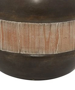 Grayson Lane Rustic Decorative Jars - Brown Metal - 11-in X 9-in 8 Grayson Lane Rustic Decorative Jars - Brown Metal - 11-in X 9-in -GRAYSON LANE shop 330858413 AlternateImage3 l