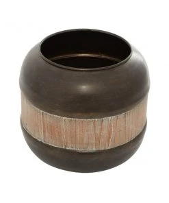 Grayson Lane Rustic Decorative Jars - Brown Metal - 11-in X 9-in 9 Grayson Lane Rustic Decorative Jars - Brown Metal - 11-in X 9-in -GRAYSON LANE shop 330858413 AlternateImage4 l