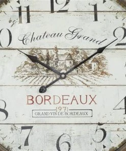 Grayson Lane Analog 23-in x 23-in White Round Vintage Wall Standard Clock -GRAYSON LANE shop 330858423 AlternateImage3 l