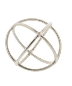 Grayson Lane Set of 2 10-in , 8-in Silver Modern Geometric Sculpture - Aluminum -GRAYSON LANE shop 330858427 AlternateImage4 l